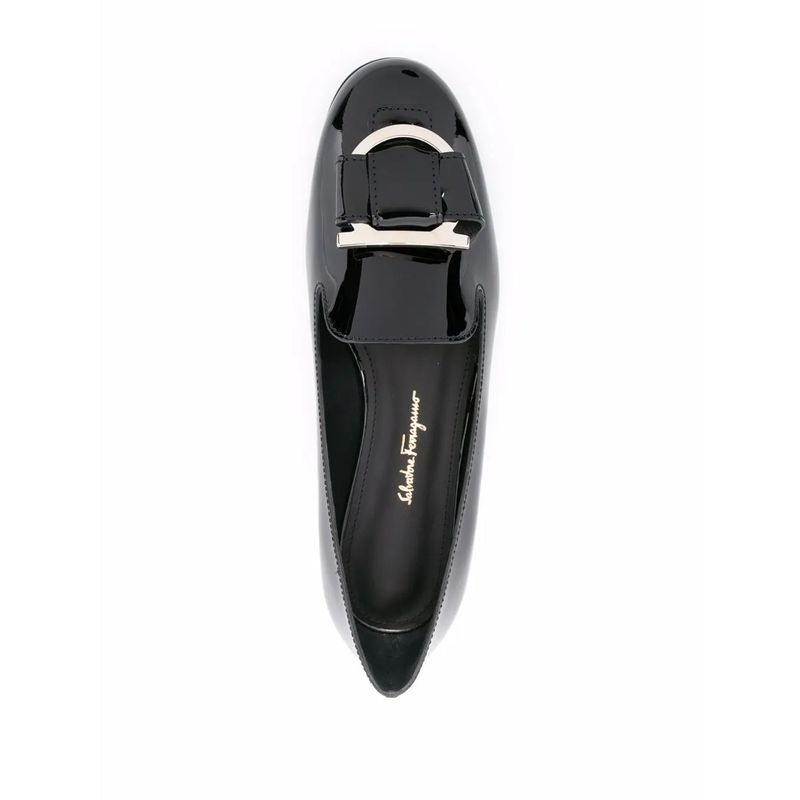 Ferragamo Gancini Bow-Embellished Loafers